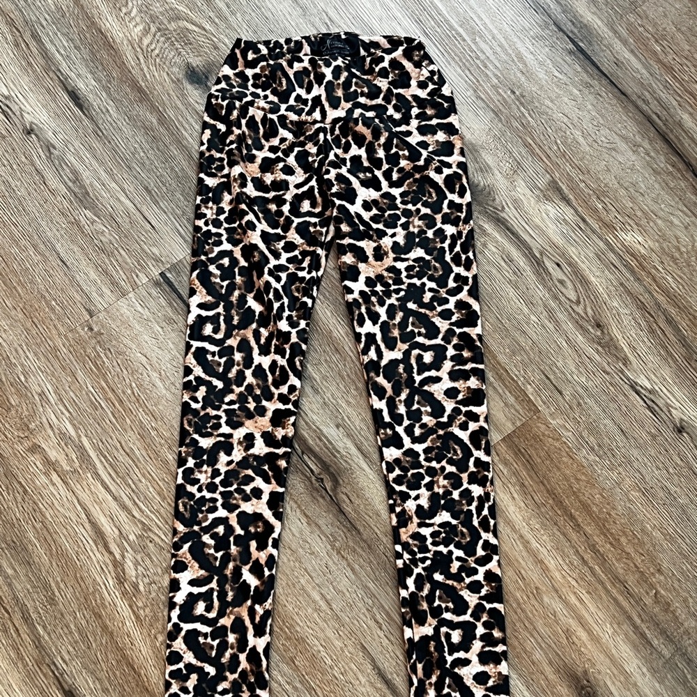 Cheetah Mid-Rise Youth Dance Leggings Alexandra Just for Kix